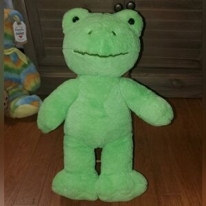 Build-A-Bear Green Frog Stuffed Animal